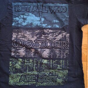 Lord of the Rings t-shirt Not All Who Wander Are Lost